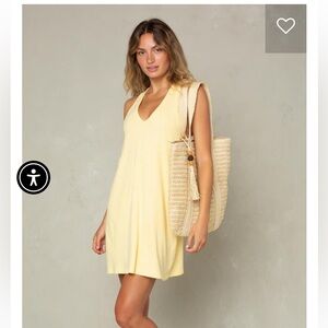 ISLA ZOEY SLUB TANK MINI DRESS COVERUP